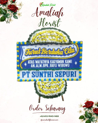Papan Bunga Duka di Jatirahayu