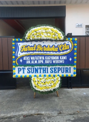 Papan Bunga Duka di Jatirahayu