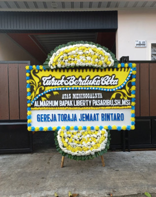 Papan Bunga Duka di Jatirahayu